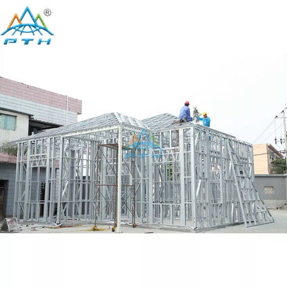 Economical Prefabricated Luxury Light Steel Villa For Living Home In China