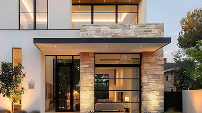 Custom modern style light steel villa family home with 4 bedroom Capri House