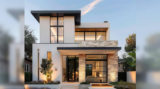 Custom modern style light steel villa family home with 4 bedroom Capri House