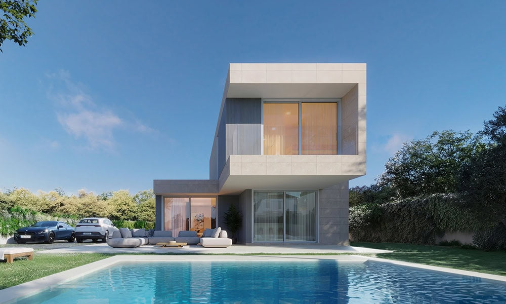 AS/NZS/US Standard Light Steel Framing Prefab House Luxury Lucerne House