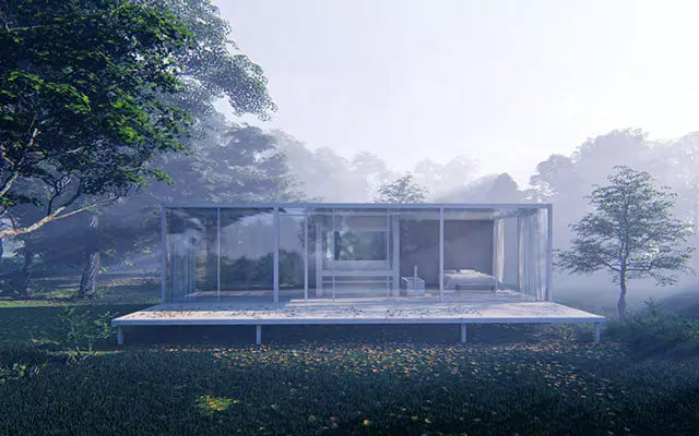 Glass Curtain Wall Residential House