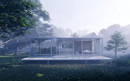 Glass Curtain Wall Residential House