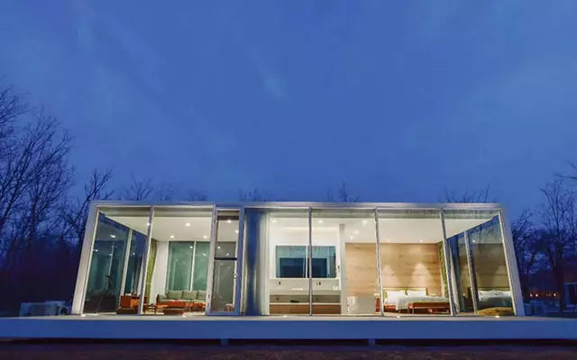 Glass Curtain Wall Residential House
