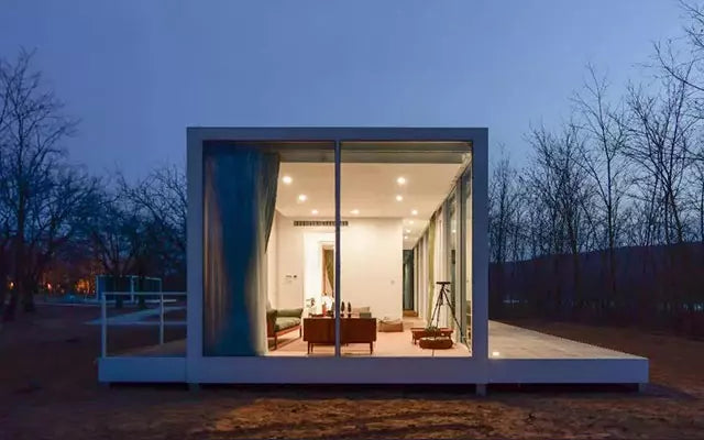 Glass Curtain Wall Residential House