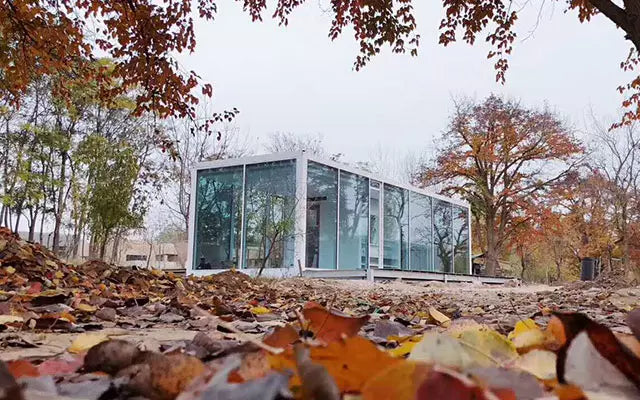 Glass Curtain Wall Residential House