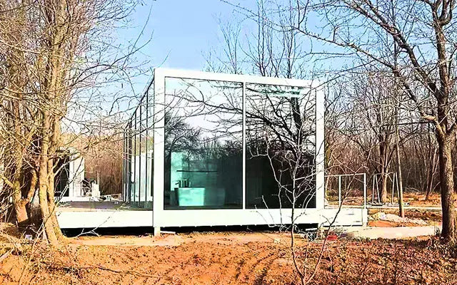 Glass Curtain Wall Residential House