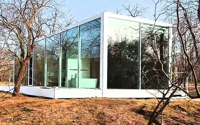 Glass Curtain Wall Residential House