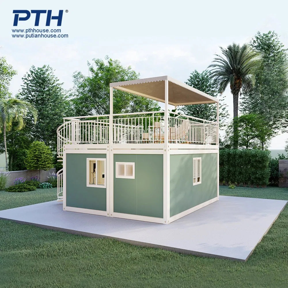 Pth® 2022 New Design Living Modular Flat Pack Container Home Prefab House