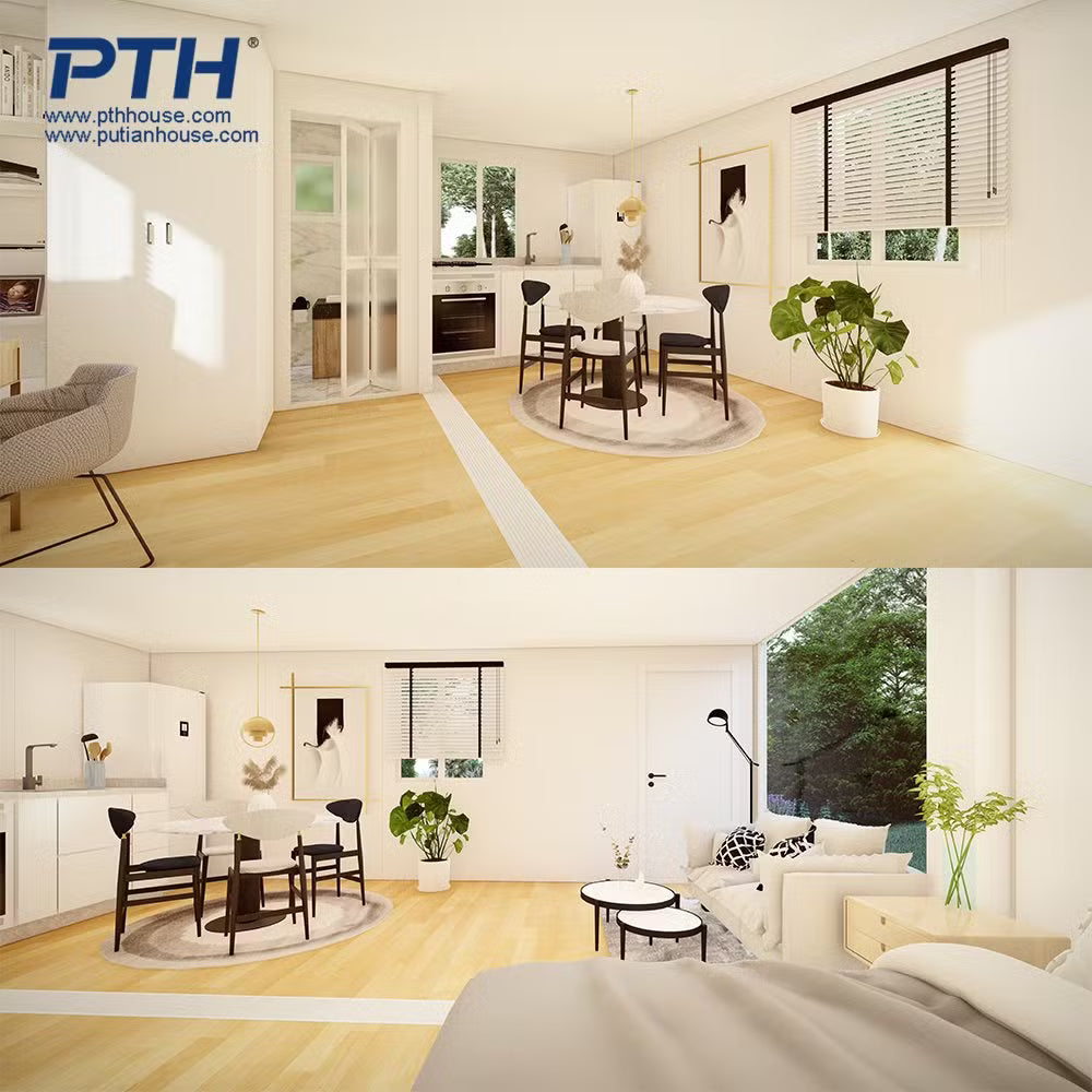 Pth® 2022 New Design Living Modular Flat Pack Container Home Prefab House