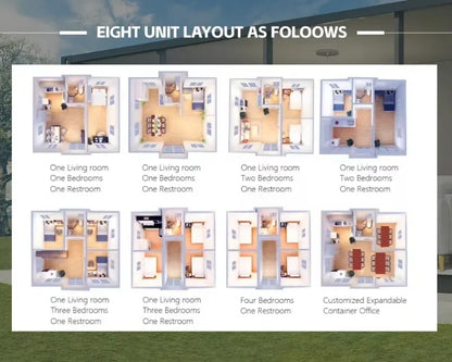 Expandable UK Container Villa – Durable Mobile Outdoor Living & Accommodation