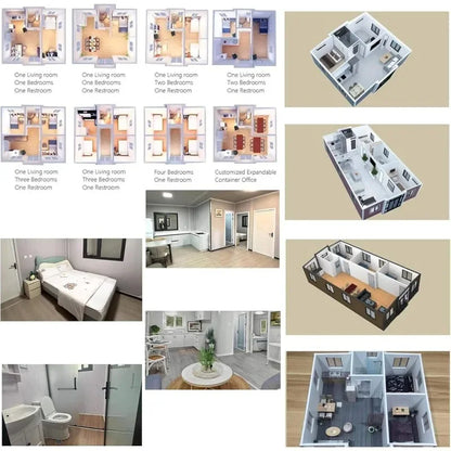 Flat Pack Expandable Container House 2 ,3 Bedrooms