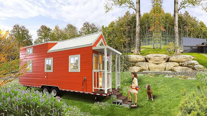 Florida Tiny House On wheels Orange