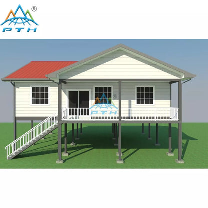 Luxury Prefabricated Light Steel Structure Villa With 4 Bedroom