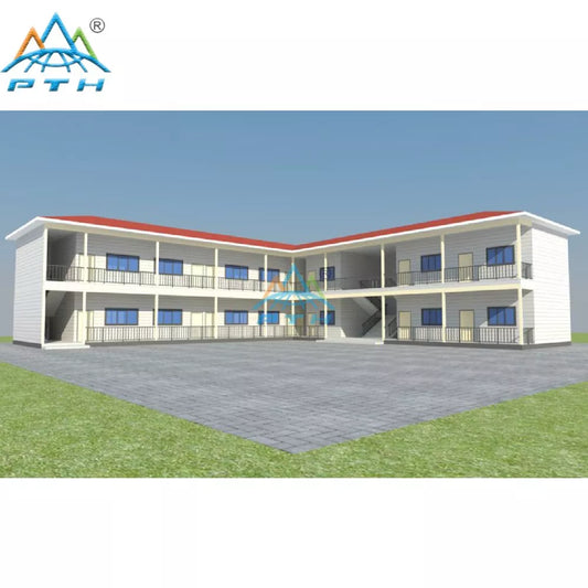 Economical Easy Build Pre-made Module Steel Structure School Building House
