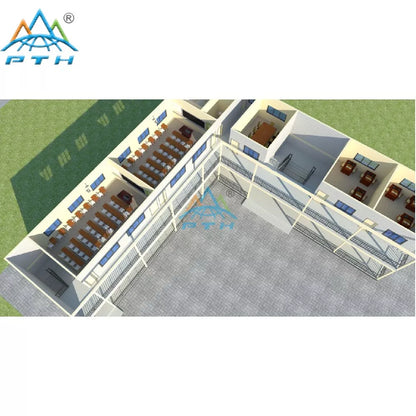 Economical Easy Build Pre-made Module Steel Structure School Building House